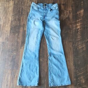 Forever 21 Light Blue Flare Jeans